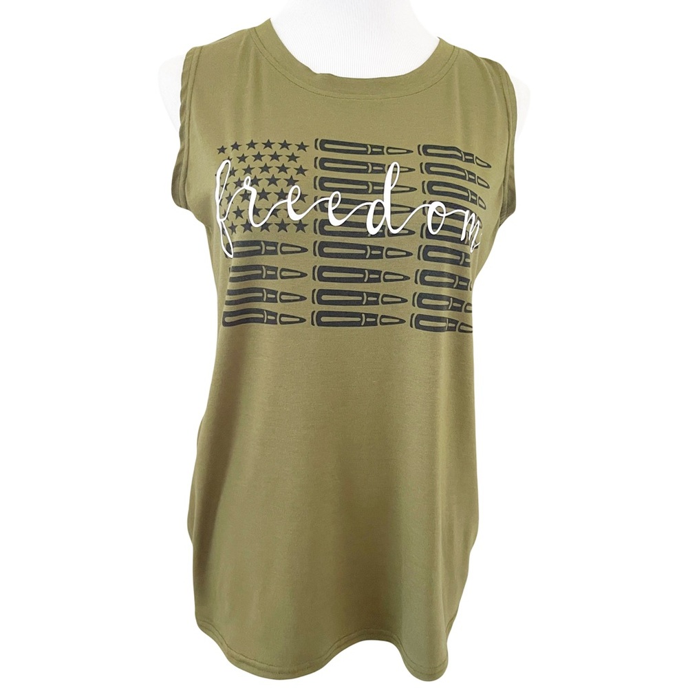 Freedom Second Amendment Tank Women’s Size Small EUC